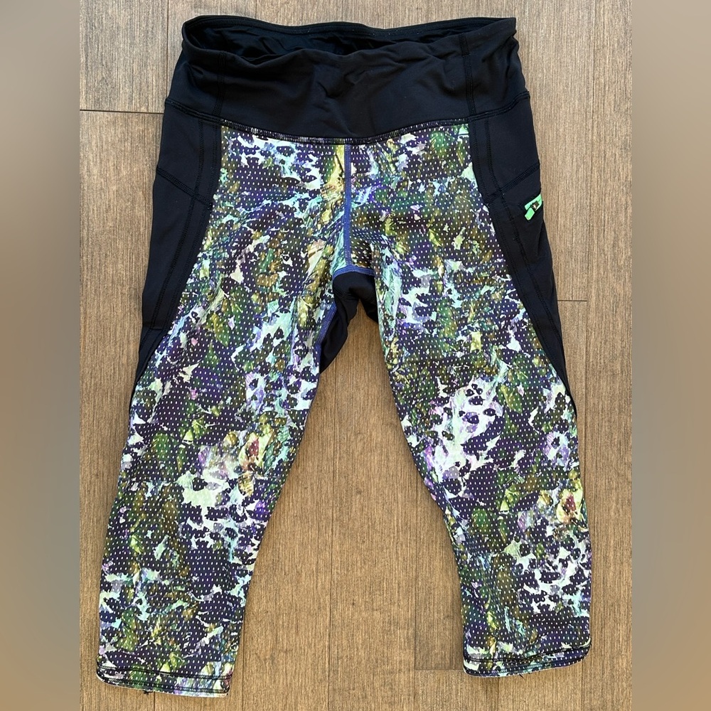 Lululemon multicolore Leggings with Solid Waistband and Form-Fitting Design